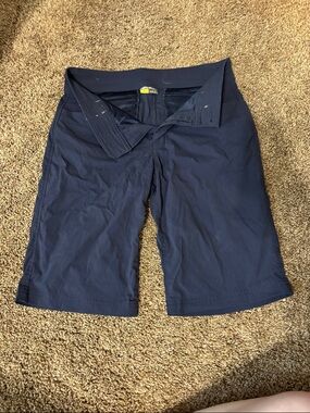 Eddie Bauer Navy Stretch Bermuda Shorts